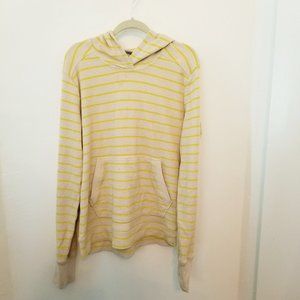 Toad & co, Womens Size S yellow stripped sweatshirt